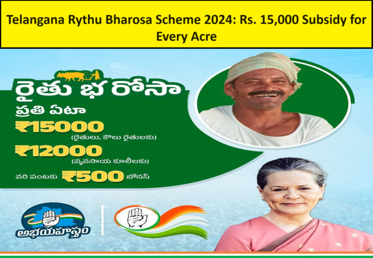 Telangana Rythu Bharosa Scheme
