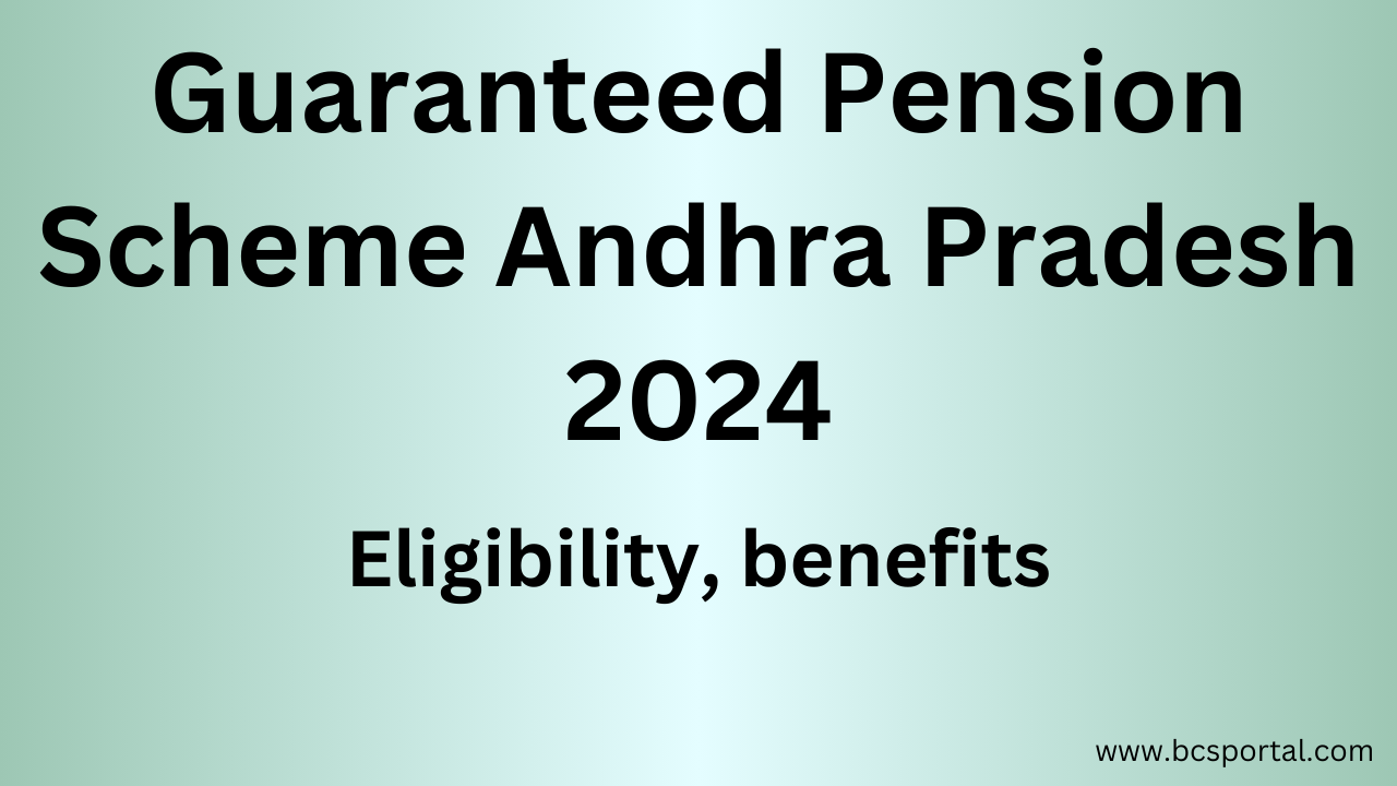 Guaranteed Pension Scheme Andhra Pradesh