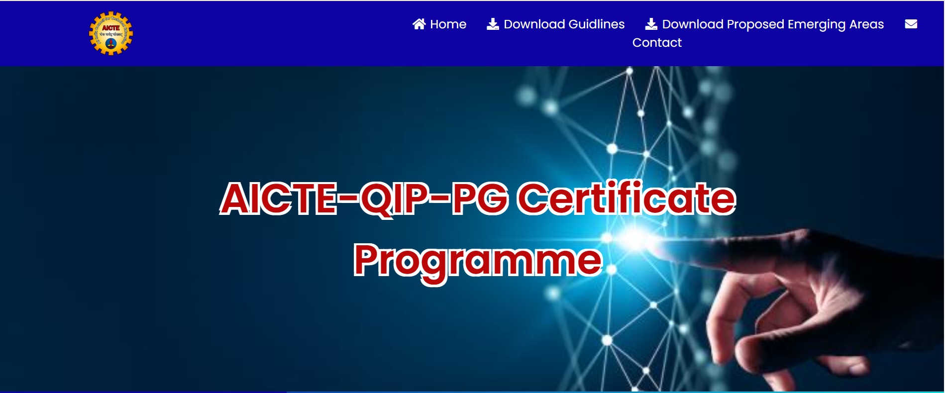 AICTE QIP PG Certificate Programme
